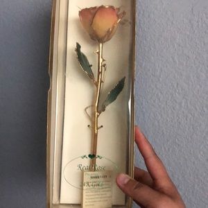 Real Rose Preserved in 24k Gold